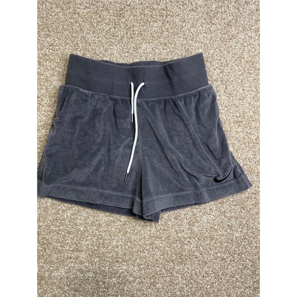 Nike Club Women's French‎ Terry Green Shorts - Size Small